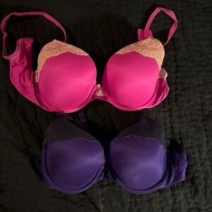 Victoria’s Secret Lined Demi Bra Bundle | 34D